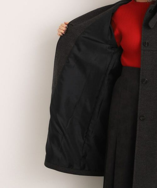 grove / グローブ ステンカラーコート | クラシカルな佇まい 大人のステンカラーロングコート | 詳細21
