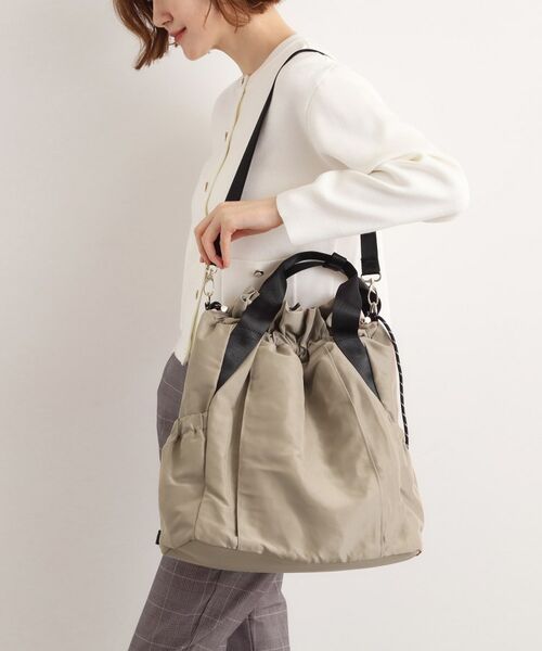 grove / グローブ トートバッグ | 3WAY多機能トート(ライトベージュ(051))