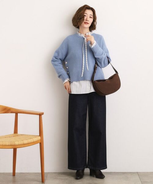 grove / グローブ ショルダーバッグ | フラップヒネリムーンショルダー | 詳細4