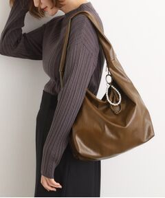 grove / グローブ ショルダーバッグ | パール調チャームワンショルダー