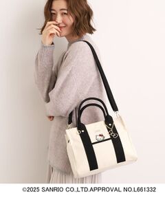 grove / グローブ トートバッグ | 【ハローキティ】Lee別注ポケット刺繍スクエアトート