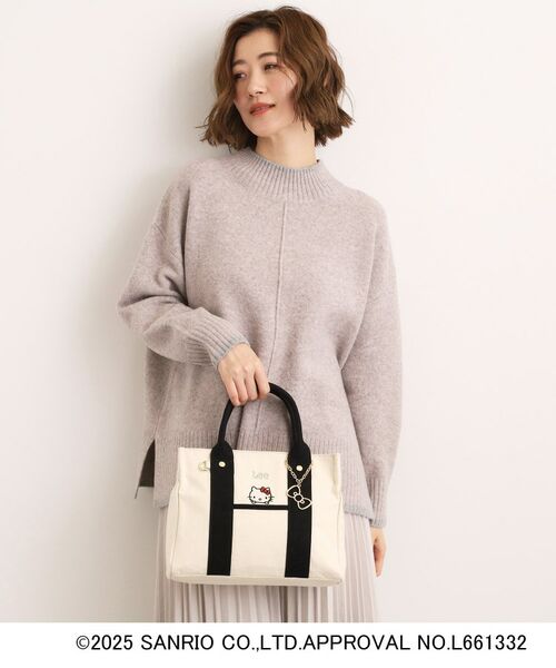 grove / グローブ トートバッグ | 【ハローキティ】Lee別注ポケット刺繍スクエアトート | 詳細1