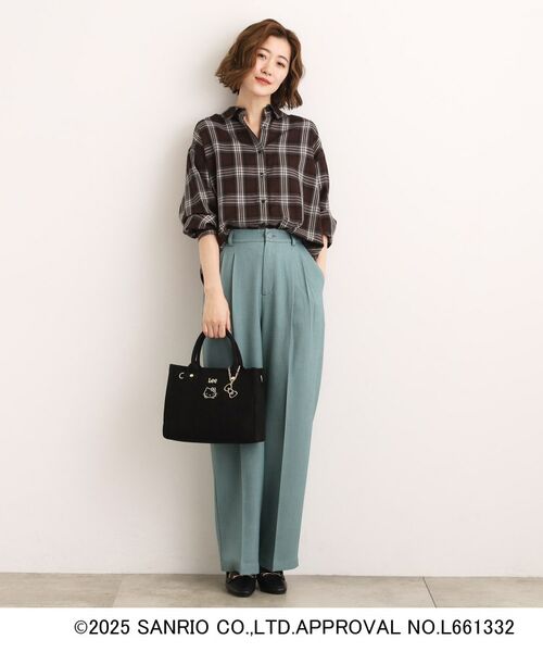 grove / グローブ トートバッグ | 【ハローキティ】Lee別注ポケット刺繍スクエアトート | 詳細4