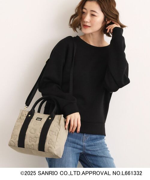 grove / グローブ トートバッグ | 【ハローキティ】Lee別注リボンキティキルトスクエアトート | 詳細2