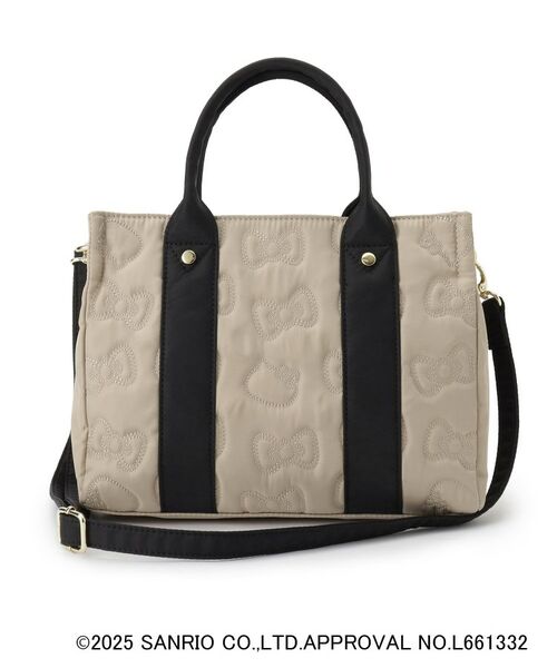 grove / グローブ トートバッグ | 【ハローキティ】Lee別注リボンキティキルトスクエアトート | 詳細8