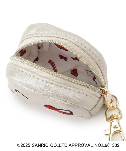 grove / グローブ ポーチ | 【ハローキティ】フェイス刺繍チャームポーチ | 詳細4