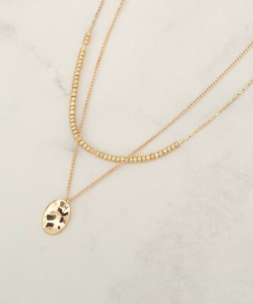 grove / グローブ ネックレス・ペンダント・チョーカー | メタルプレート2連ネックレス | 詳細1