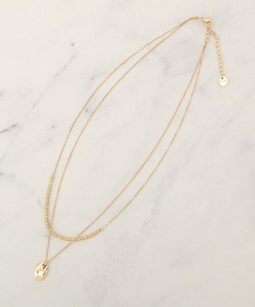 grove / グローブ ネックレス・ペンダント・チョーカー | メタルプレート2連ネックレス | 詳細2