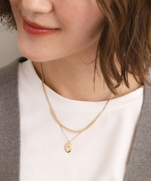 grove / グローブ ネックレス・ペンダント・チョーカー | メタルプレート2連ネックレス | 詳細4