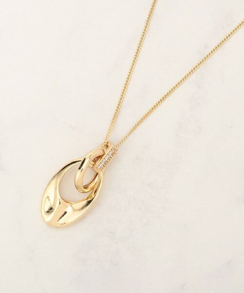 grove / グローブ ネックレス・ペンダント・チョーカー | ニュアンスメタルビジューネックレス | 詳細1