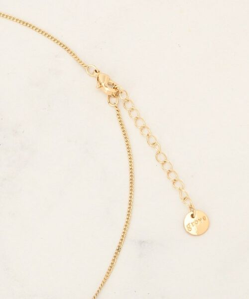 grove / グローブ ネックレス・ペンダント・チョーカー | ニュアンスメタルビジューネックレス | 詳細3