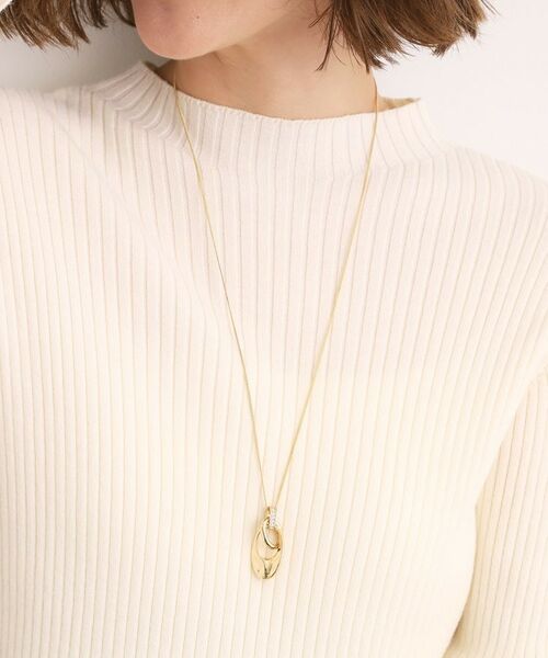 grove / グローブ ネックレス・ペンダント・チョーカー | ニュアンスメタルビジューネックレス | 詳細4