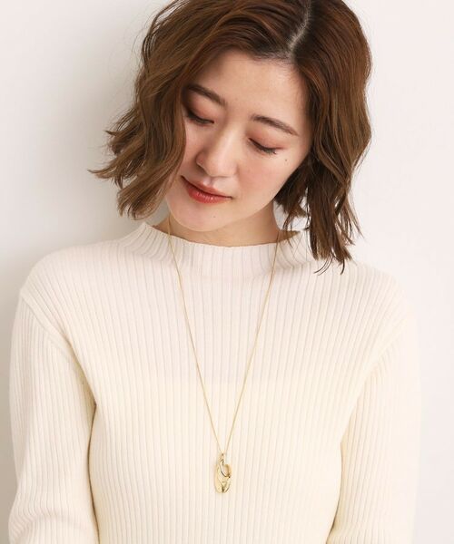 grove / グローブ ネックレス・ペンダント・チョーカー | ニュアンスメタルビジューネックレス | 詳細5