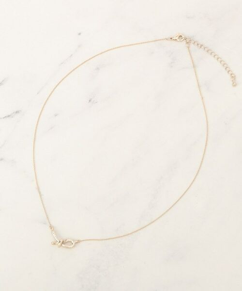 grove / グローブ ネックレス・ペンダント・チョーカー | ノットビジューショートネックレス | 詳細3