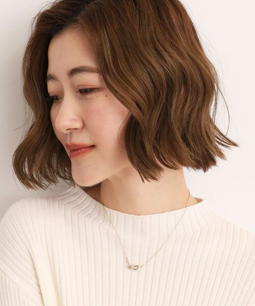 grove / グローブ ネックレス・ペンダント・チョーカー | ノットビジューショートネックレス | 詳細5