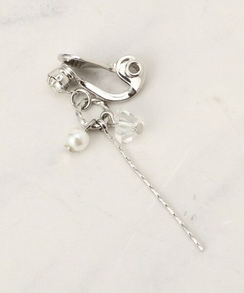 grove / グローブ ピアス・イヤリング | 【痛くなりにくい】パール調ビジューイヤリング | 詳細2