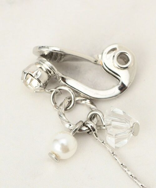 grove / グローブ ピアス・イヤリング | 【痛くなりにくい】パール調ビジューイヤリング | 詳細3