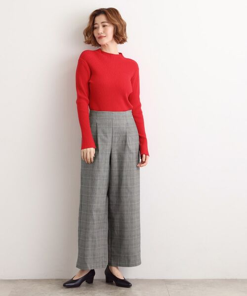 grove / グローブ パンツ | 【選べる着丈/多機能】裏起毛ハイパーストレッチワイドパンツ | 詳細12