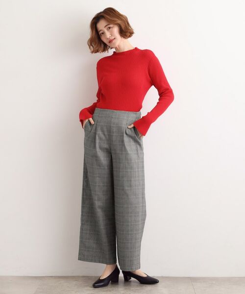 grove / グローブ パンツ | 【選べる着丈/多機能】裏起毛ハイパーストレッチワイドパンツ | 詳細14