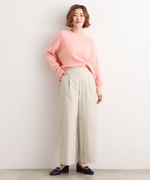 grove / グローブ パンツ | 【選べる着丈/多機能】裏起毛ハイパーストレッチワイドパンツ | 詳細6