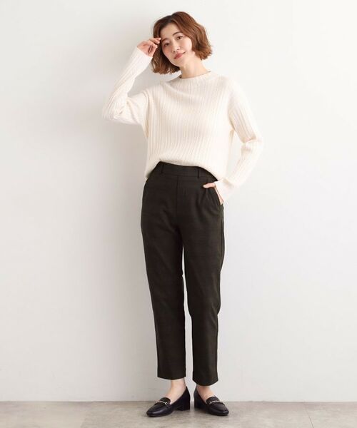 grove / グローブ パンツ | 【選べる着丈/多機能】裏起毛ハイパーストレッチテーパードパンツ | 詳細14