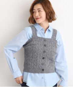 grove / グローブ ニット・セーター | 【SETITEM】ケーブルニットビスチェ