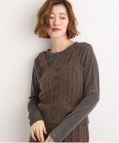 grove / グローブ ニット・セーター | 【SETITEM】ケーブルニットビスチェ