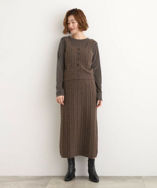 grove / グローブ ニット・セーター | 【SETITEM】ケーブルニットビスチェ | 詳細13