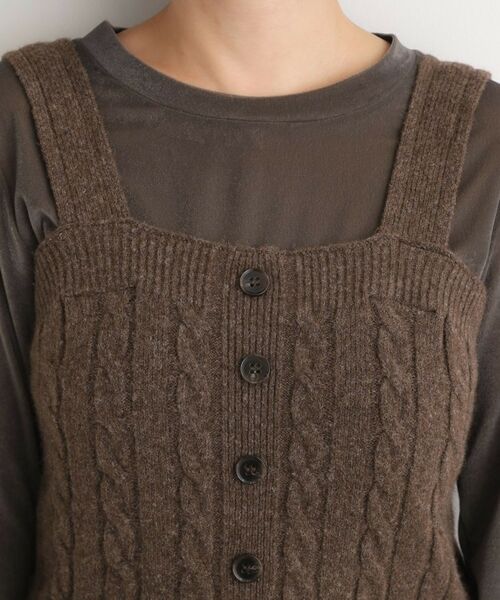 grove / グローブ ニット・セーター | 【SETITEM】ケーブルニットビスチェ | 詳細20