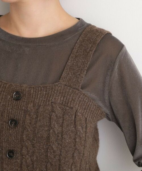 grove / グローブ ニット・セーター | 【SETITEM】ケーブルニットビスチェ | 詳細21