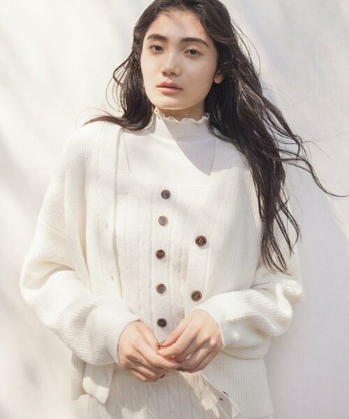 grove / グローブ ニット・セーター | 【SETITEM】ケーブルニットビスチェ | 詳細5