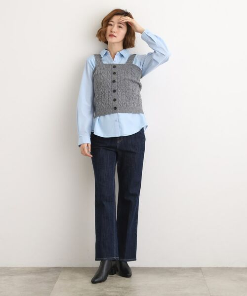 grove / グローブ ニット・セーター | 【SETITEM】ケーブルニットビスチェ | 詳細9