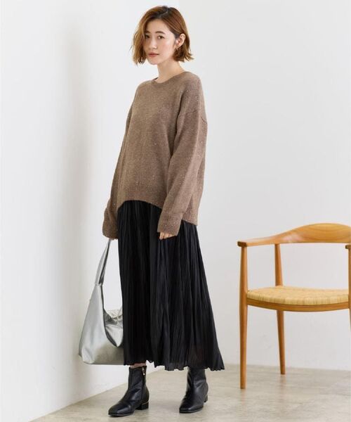 grove / グローブ ニット・セーター | 華やぎ冬ニット　ミニスパンコールフェザーニット | 詳細10