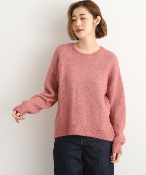 grove / グローブ ニット・セーター | 華やぎ冬ニット　ミニスパンコールフェザーニット | 詳細15