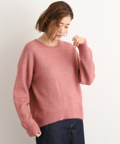 grove / グローブ ニット・セーター | 華やぎ冬ニット　ミニスパンコールフェザーニット | 詳細16