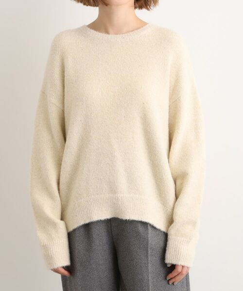 grove / グローブ ニット・セーター | 華やぎ冬ニット　ミニスパンコールフェザーニット | 詳細19