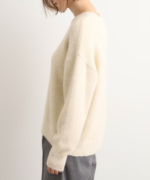 grove / グローブ ニット・セーター | 華やぎ冬ニット　ミニスパンコールフェザーニット | 詳細20