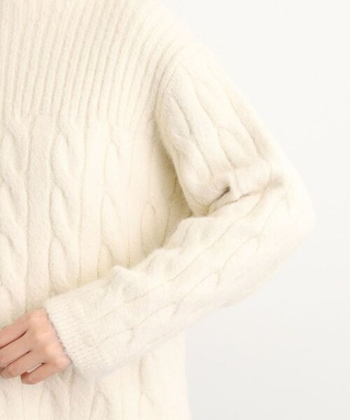 grove / グローブ ニット・セーター | ふんわり包み込む ケーブルボートネックニット | 詳細21