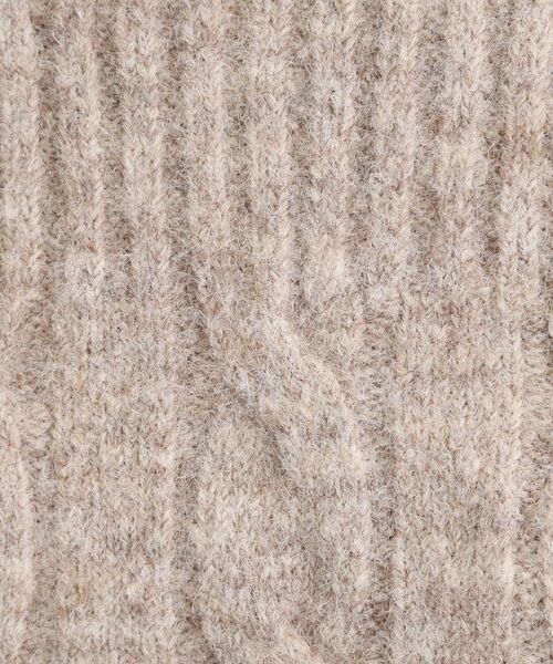 grove / グローブ ニット・セーター | ふんわり包み込む ケーブルボートネックニット | 詳細9