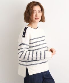 grove / グローブ ニット・セーター | ボーダーブークレーニット