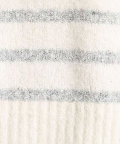 grove / グローブ ニット・セーター | ボーダーブークレーニット | 詳細4