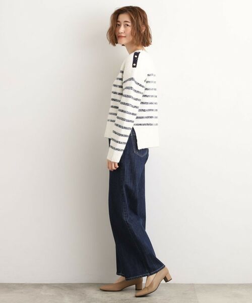 grove / グローブ ニット・セーター | ボーダーブークレーニット | 詳細7