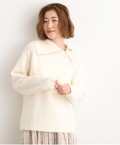 grove / グローブ ニット・セーター | サイドジップカラーニットプルオーバー