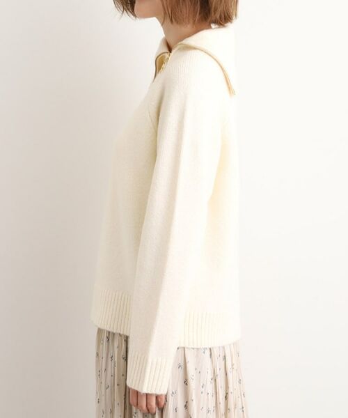 grove / グローブ ニット・セーター | サイドジップカラーニットプルオーバー | 詳細14