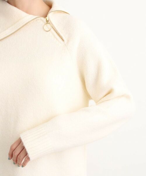 grove / グローブ ニット・セーター | サイドジップカラーニットプルオーバー | 詳細17