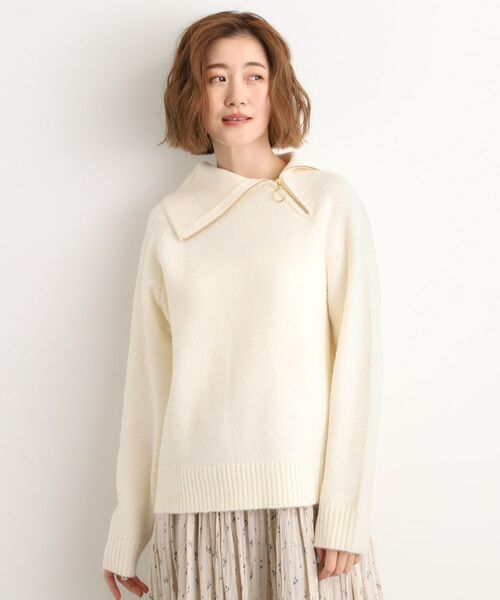 grove / グローブ ニット・セーター | サイドジップカラーニットプルオーバー | 詳細2