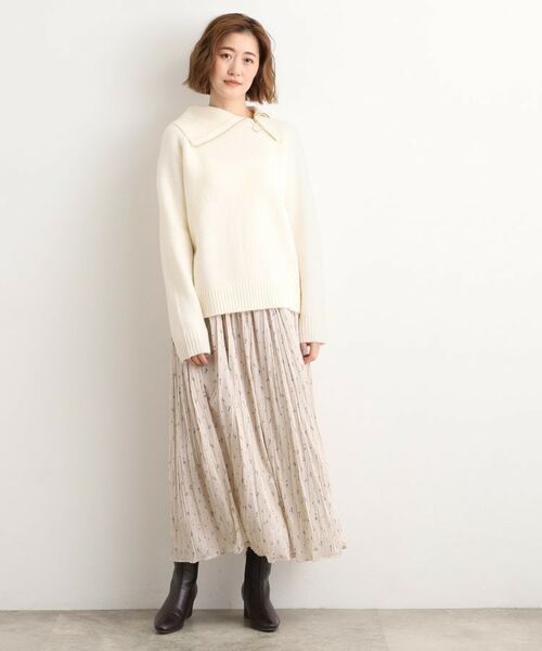 grove / グローブ ニット・セーター | サイドジップカラーニットプルオーバー | 詳細3