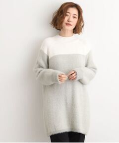 grove / グローブ ニット・セーター | ヘリンボーンジャカードチュニック