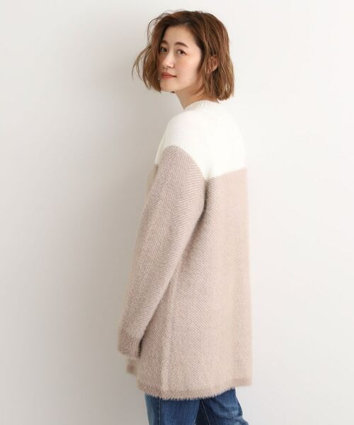 grove / グローブ ニット・セーター | ヘリンボーンジャカードチュニック | 詳細10