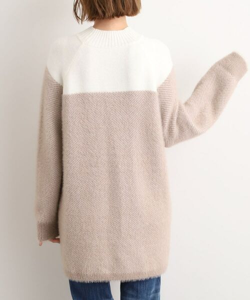 grove / グローブ ニット・セーター | ヘリンボーンジャカードチュニック | 詳細15